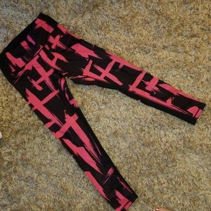 Black and Pink Lucy leggings